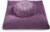 Meditation Cushion Set Zafu & Zabuton – Buckwheat Hull & Memory Foam, Adjustable Floor Pillow for Yoga, Meditation & Sitting, Removable Velvet Cover (Purple)