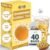 LeafLea 40 Chamomile Tea Bags, Herbal Tea from Chamomile Flowers, Gentle Floral Scent, Clean Smooth Finish, For Evening Wind-Down & Bedtime Routine, Caffeine-Free, Sugar-Free, Individually Wrapped