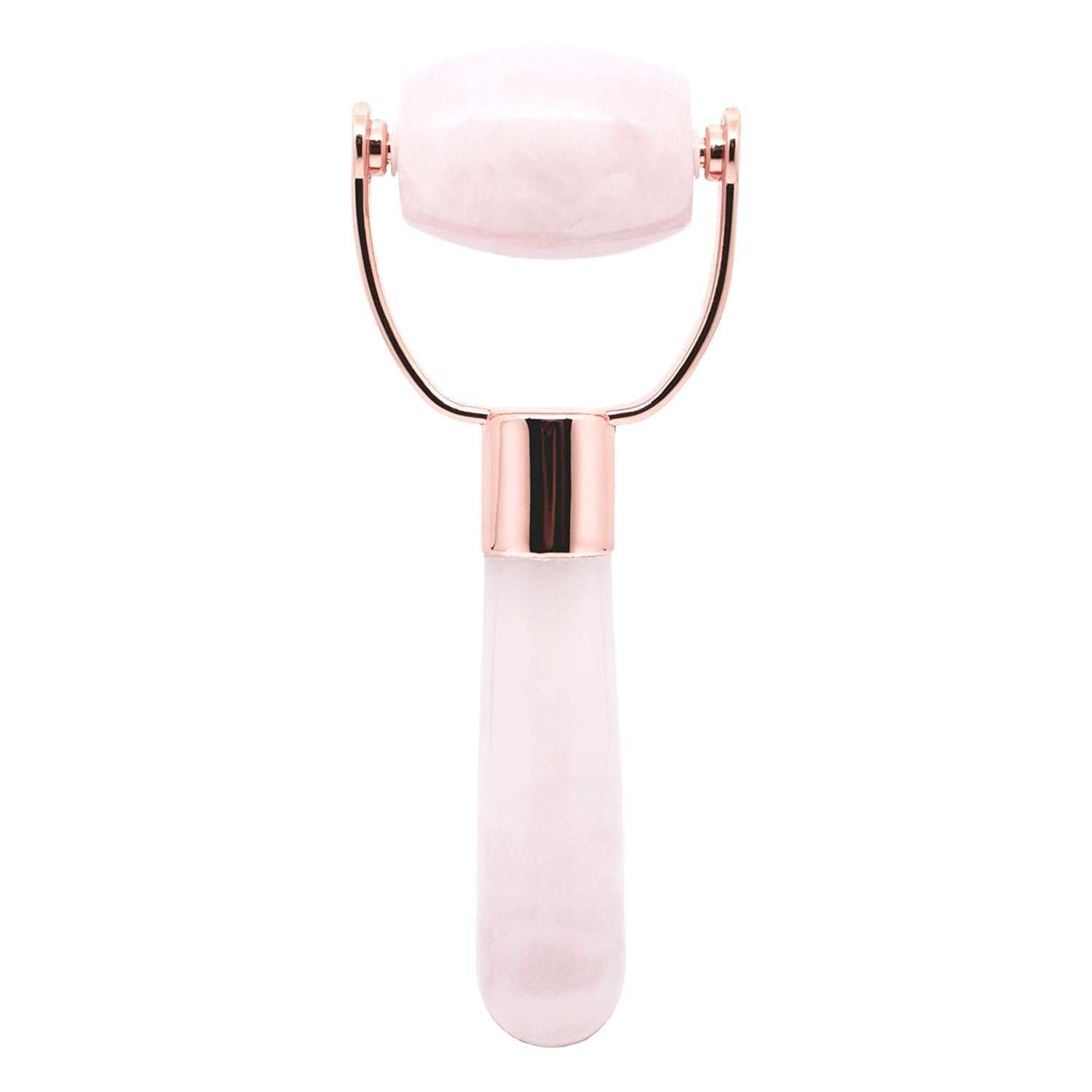 Jenny Patinkin Luxury Face Roller for Women Petite, Jade Roller for Face, Face Sculpting Tool for Radiant Skin, Facial Roller for Skincare & Relaxation Rose Quartz Gemstones, Puffiness Relief