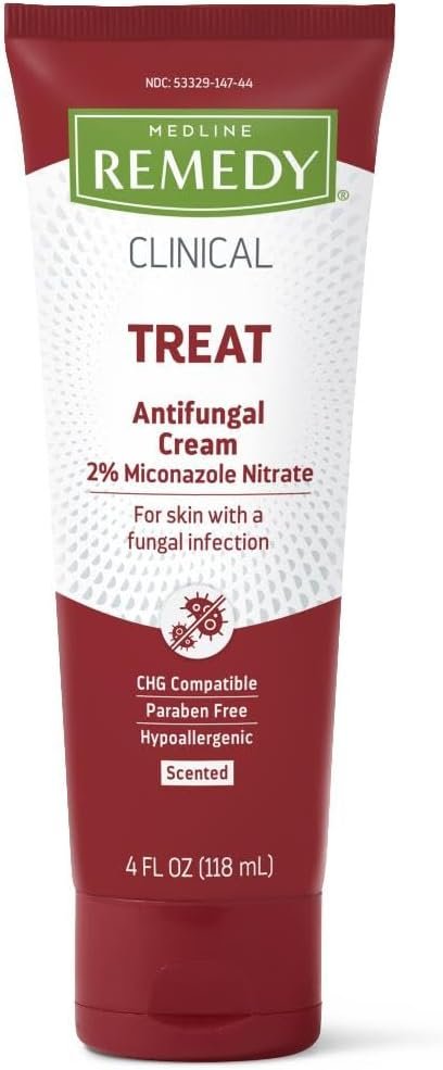 Medline Remedy Clinical Antifungal Cream, 4 FL OZ, 1 EA