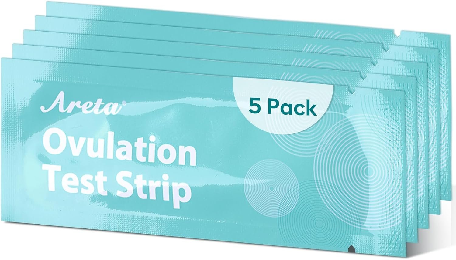 Areta Ovulation Test Strips – 5 Count LH Test Kit | Expiration Date 07/11/2026