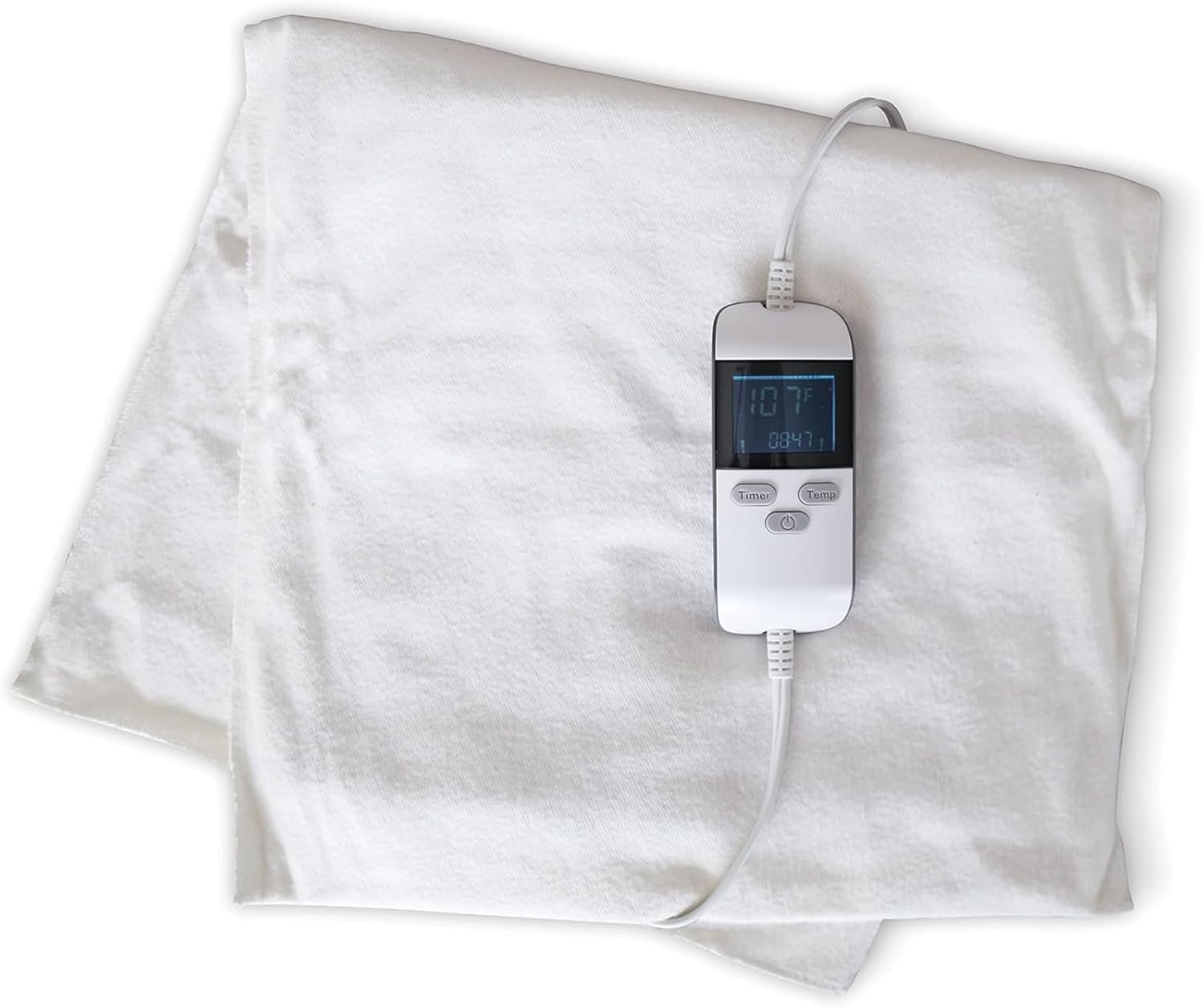 Professional Grade Heating Pad with Automatic Moist Heat by ThermoRelief, Extra HOT Heating for Deep Penetrating Heat – 2nd Gen Version (King Size Digital – 26″ by 14″)