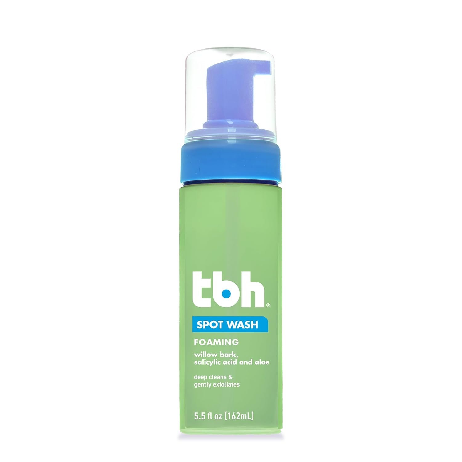 TBH Kids Spot Foam Face Wash – Gentle Daily Cleanser for Preteens & Teens – Salicylic Acid & Willow Bark for Oily & Sensitive Skin – Sulfate & Paraben-Free – 5.5 oz
