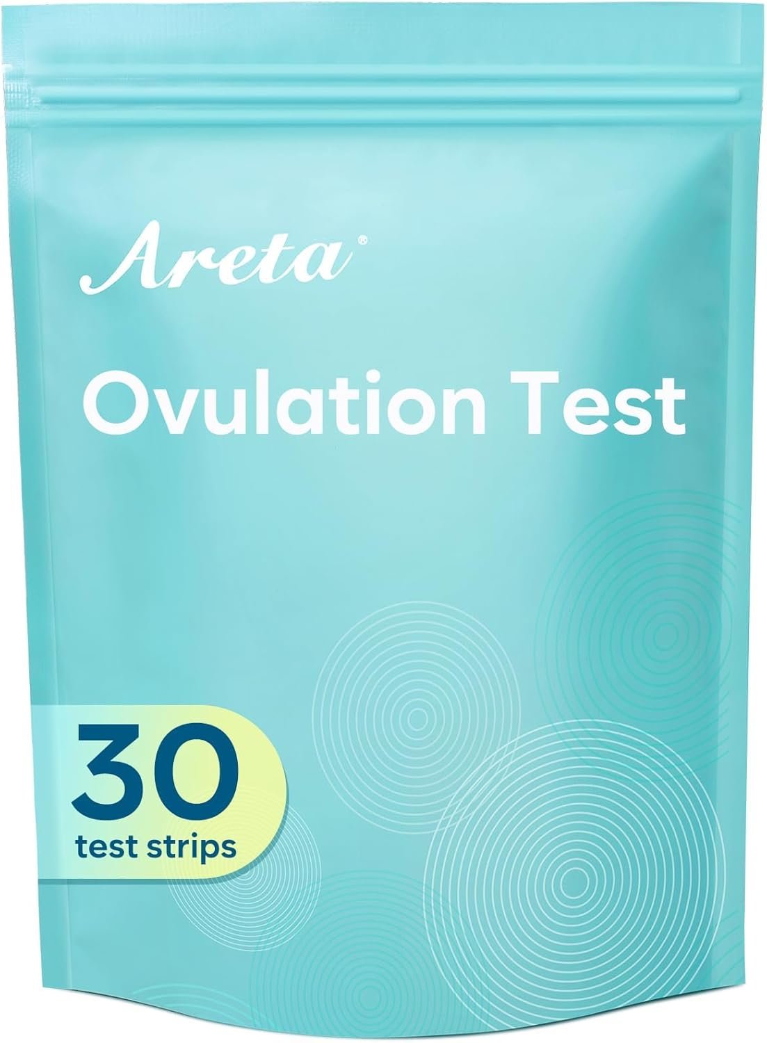 Areta Ovulation Test Strips Kit: 30 Tests | Accurate & Reliable for Women | Fast & Convenient Fertility Tracking | High Accuracy Ovulation Test Kit Blue | Expiration Date 11/21/2026