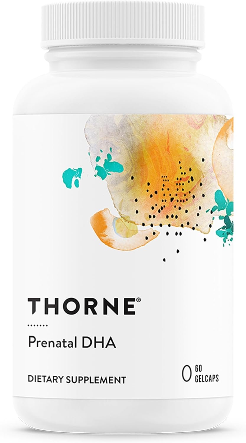 THORNE – Prenatal DHA – 650 mg DHA and 200 mg of EPA – Supports Baby’s Brain & Nervous System Development from Pregnancy to Nursing* – 30 Servings