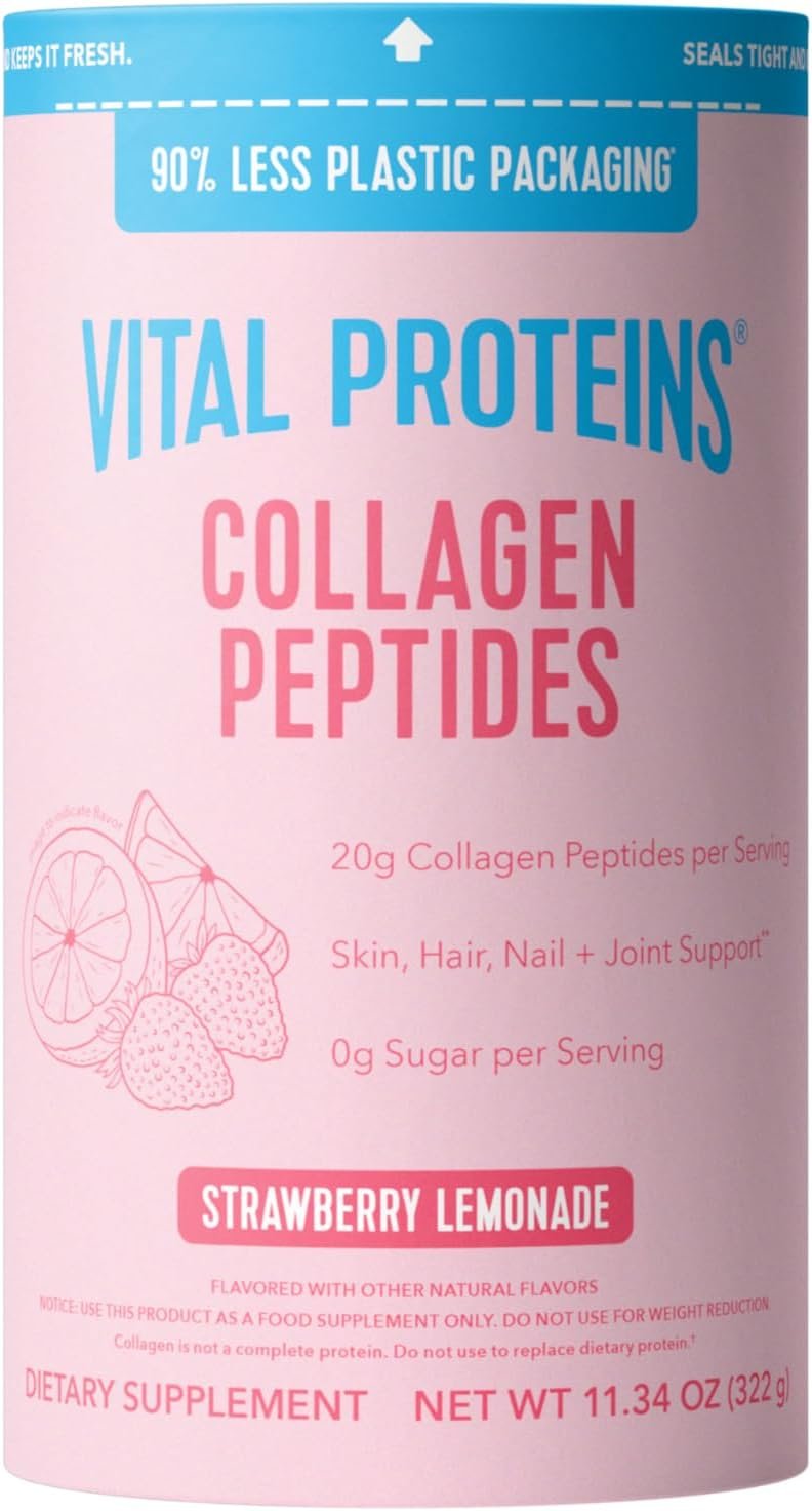 Vital Proteins Strawberry Lemonade Collagen Peptides Powder – 11.34oz