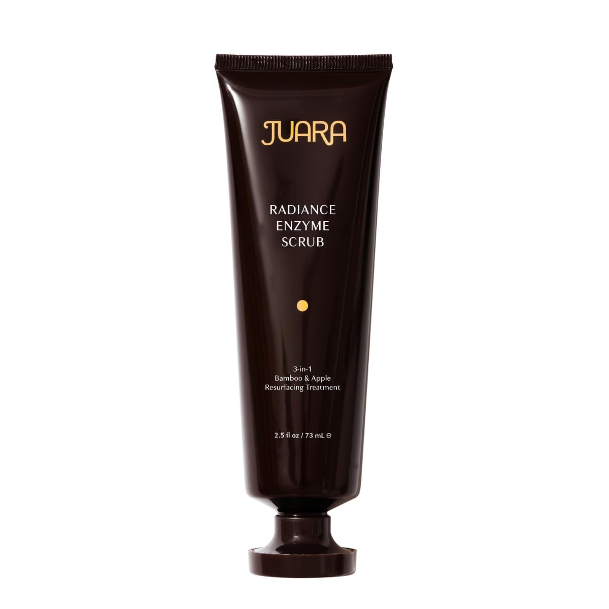 JUARA Radiance Enzyme Scrub – Face Exfoliator with Apple Enzymes & Bamboo Beads – Brightening Face Scrub Minimizes Pores – Gentle Exfoliating Scrub for All Skin Types – 3-in-1 Cleanser – 2.5 oz