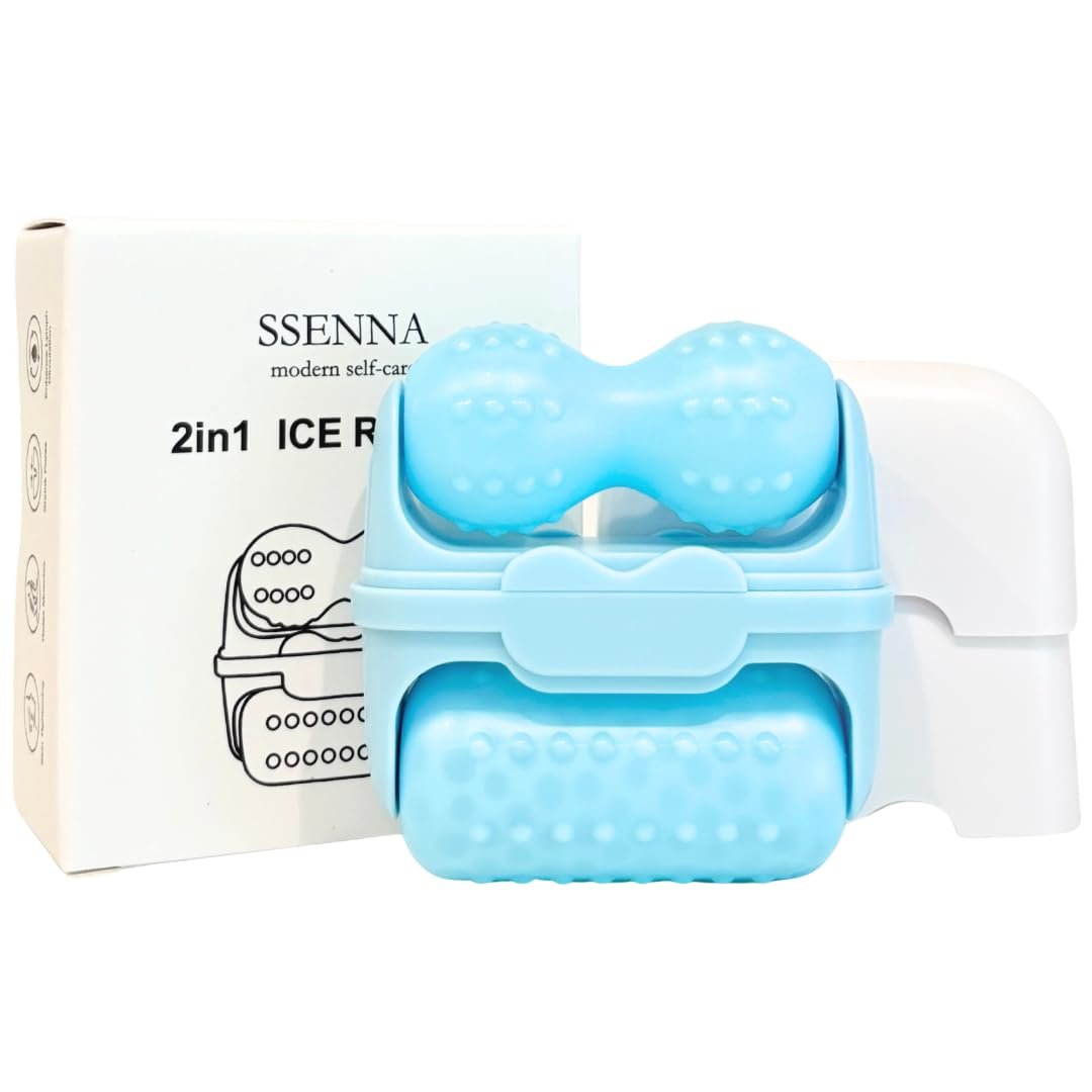 2in1 Ice Roller for Face and Body Shaping, Cooling Therapy – Reduce Puffiness and Skin Tightening, Self-care Gift