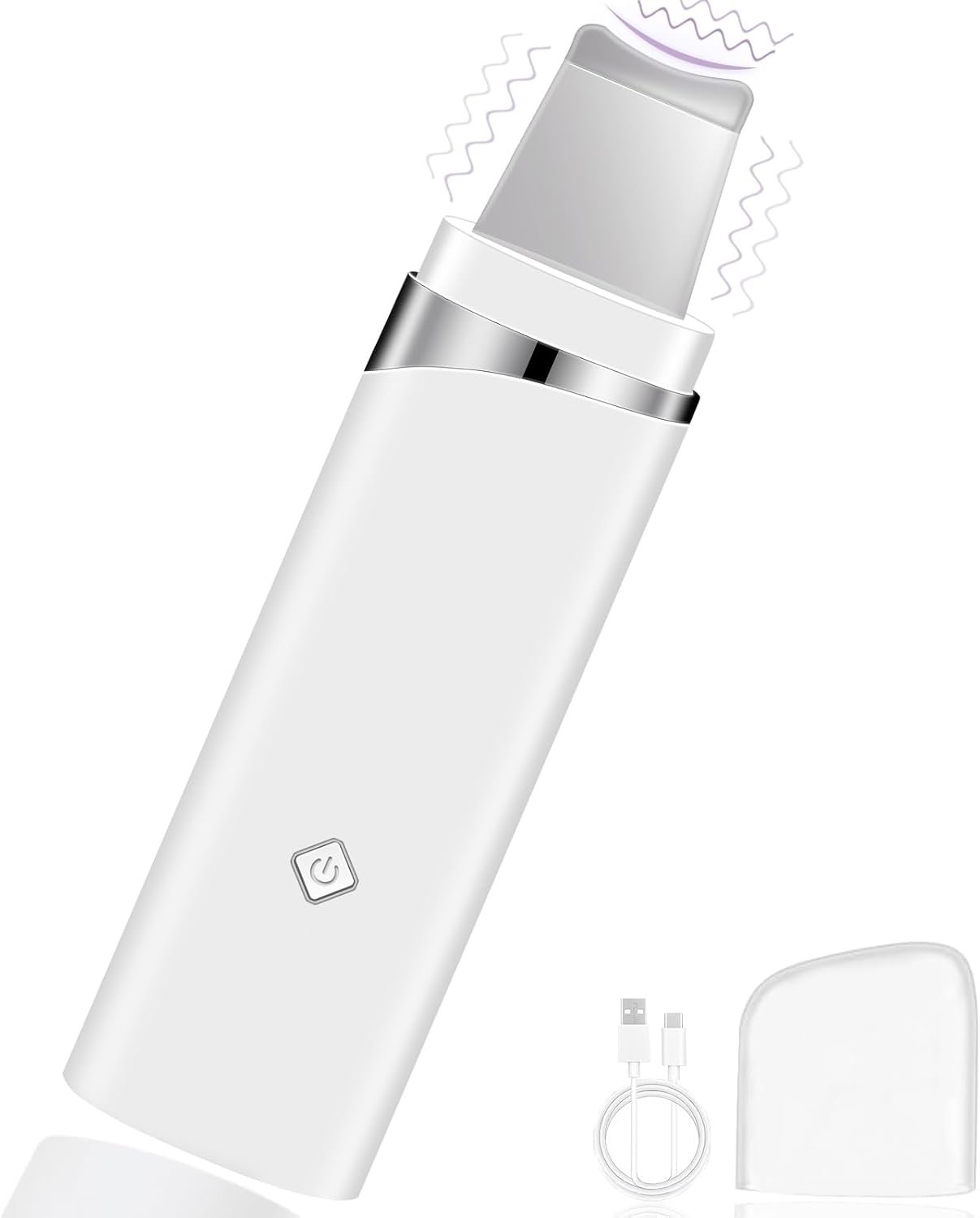 Multifunctional Facial Spatula Pore Cleaner Tool for Deep Cleansing，Serum Infusion， Skin Lifting，Pore Cleansing with Timer Function for Facial Skincare Gift Remov