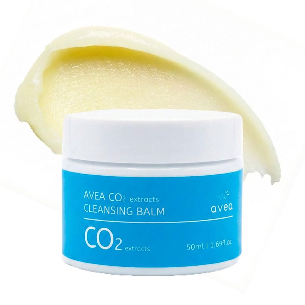 AVEA CO2(extracts) Cleansing Balm | including Golden Jojoba Oil, Olive Oil, Make- up & blackhead remove, Melting Cleansing Balm, Makeup Remover, Face Wash, Korean Skin Care l 1.69 Fl.Oz