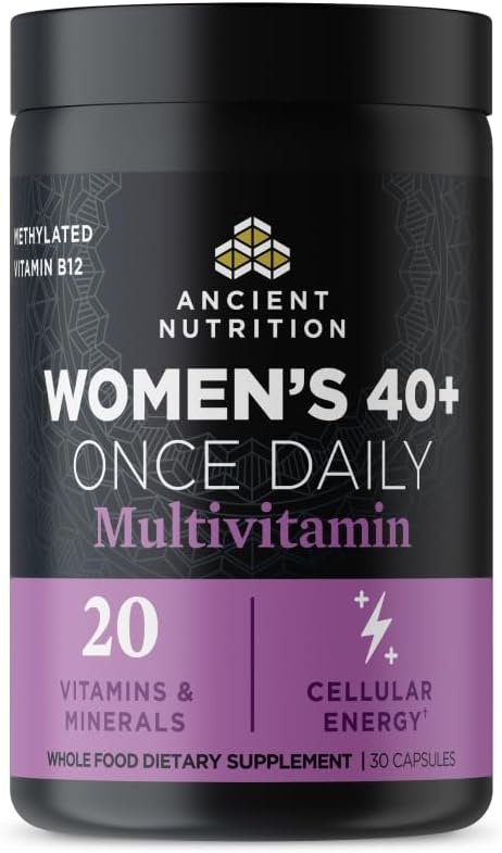 Ancient Nutrition Women’s 40+ 1-Day Multivitamin, 30 CT