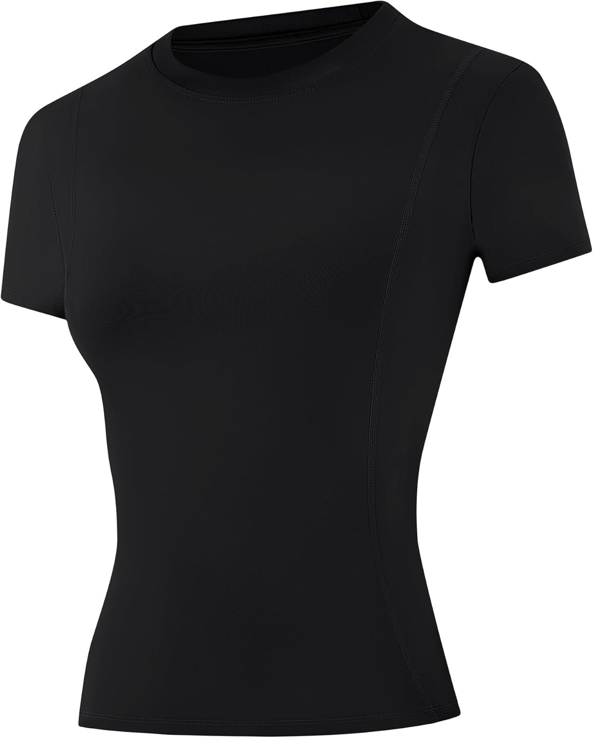 Runhit Womens Compression Shirts Short Sleeve Workout Tops UPF 50+ Athletic Quick Dry T-Shirt for Gym Running Yoga Base Layer