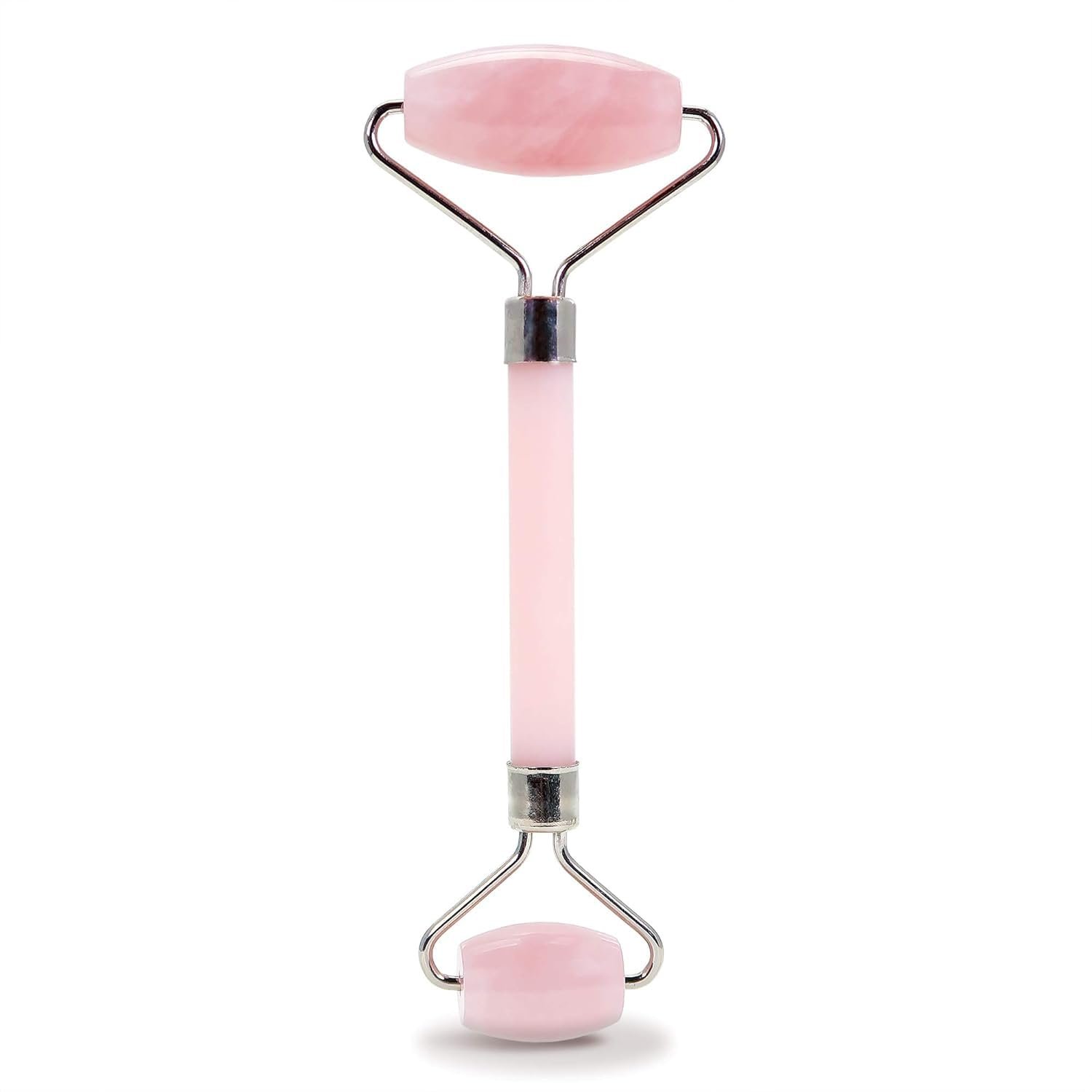 eco & earth Natural Rose Quartz Jade Face Roller
