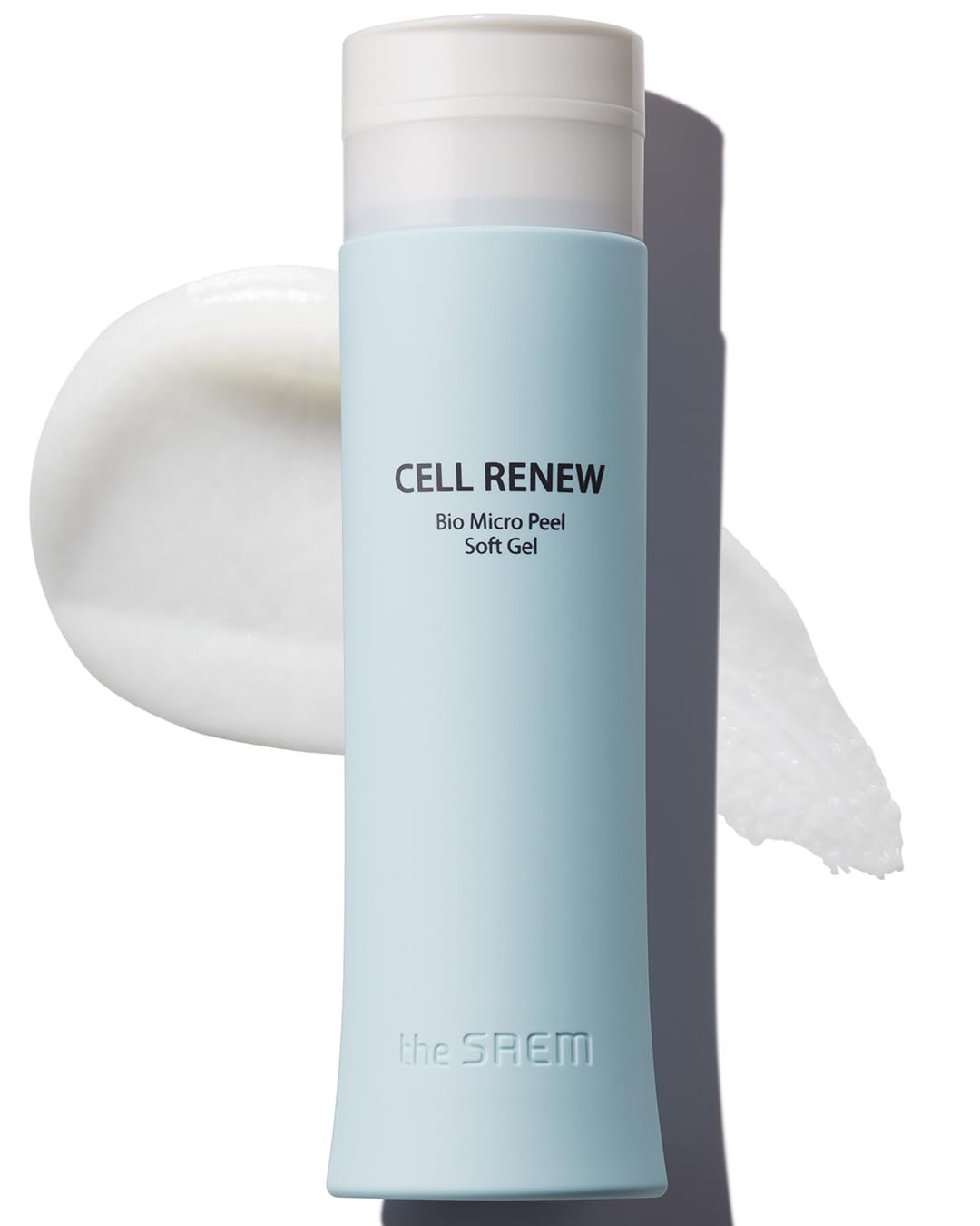 THESAEM Facial Soft Peeling Gel – Natural AHA+BHA Korean Enzyme Exfoliating Scrub for Dead Skin Cells, Face Exfoliator, Skin Turnover, Cell Renew Bio Micro Peel Soft Gel, 5.41 fl.oz.