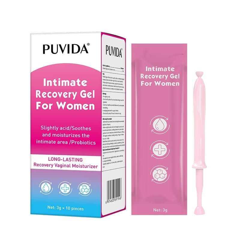 Intimate Recovery Gel (10 pcs) – Vegan PDRN Vaginal Moisturizing Gel for Elasticity & Firm-Feel Support, Hydrating Intimate Care, pH Balanced