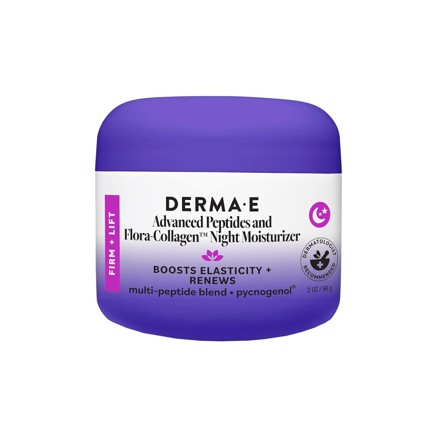 Derma-E Advanced Peptides and Flora-Collagen Night Moisturizer Unisex Moisturizer 2 oz