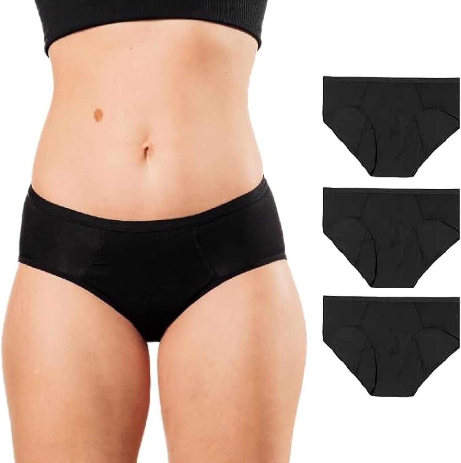 Bambody Absorbent Brief, Super Comfy Period Underwear for Women – Leakproof Period Panties