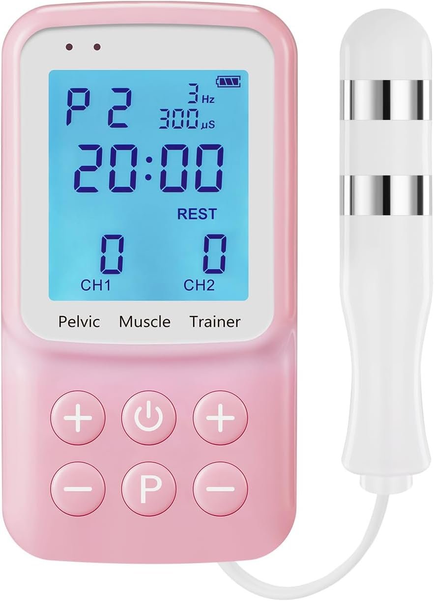 kegel Exerciser Pelvic Floor Muscle Exerciser for Automatic Kegels, Incontinence Stimulator Exercise with Probe for Women Pelvic Floor Strengthening