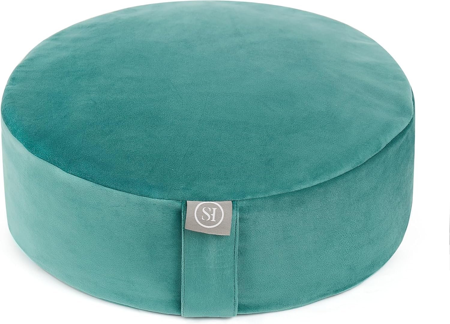 Meditation Cushion Bolster Pillow for Restorative Yoga – Supportive Cushion for Meditation, Pilates, and Relaxation – Filled with Buckwheat Hulls – Removable Cover