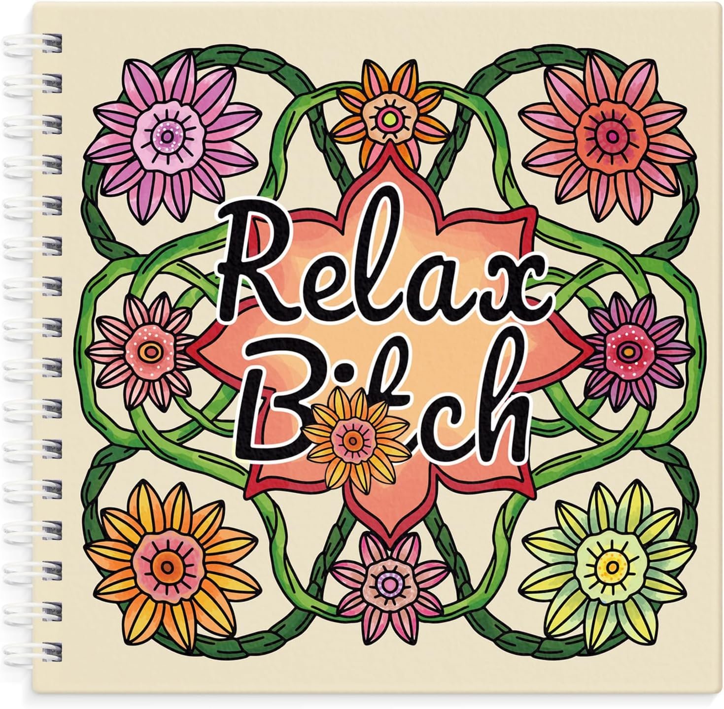 Adult Coloring Book for Mindfulness & Anxiety Relief: Coloring Books for Adults Relaxation with Motivational Quotes, Stress Relieving Nature Designs